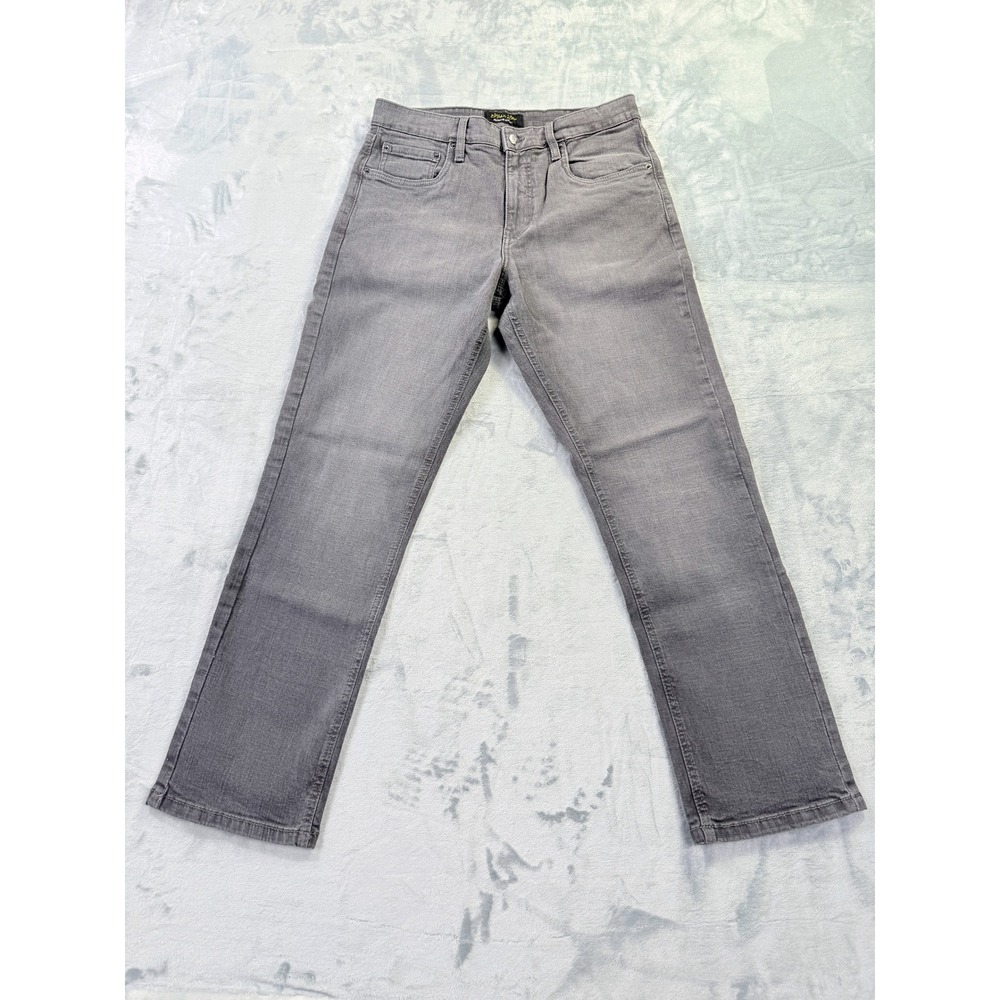 Urban Star Mens Straight Leg Gray Denim Jeans 32x30 02518231US Stretch Cotton